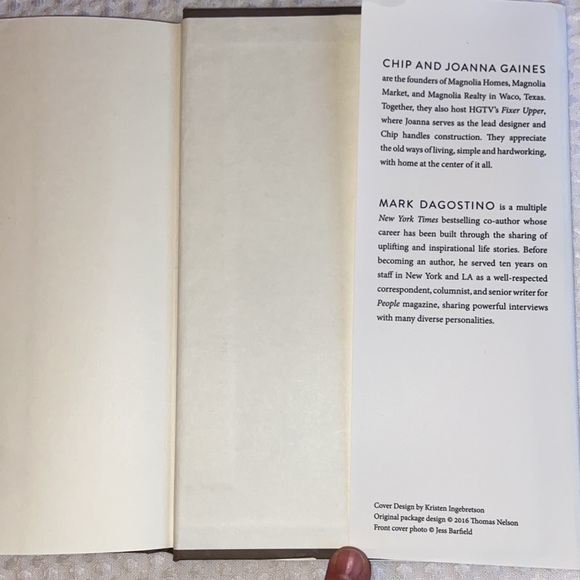 THE MAGNOLIA STORY Chip & Joanna Gaines w/ Mark Dagostino #1 NY Times Bestseller - Picture 9 of 10